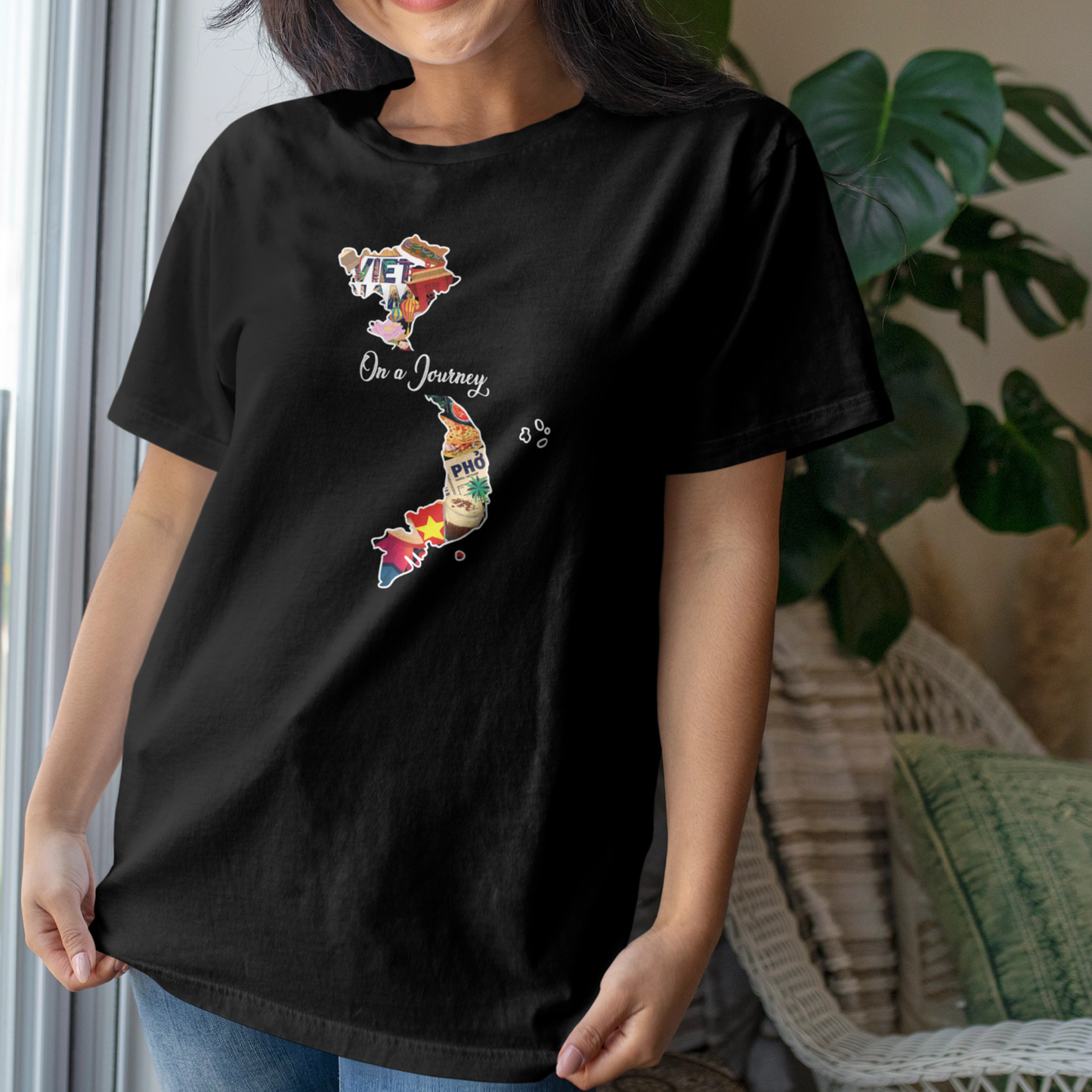 On a Journey - Vietnam Explore your roots and connection with our Adoptive Threads Unisex Jersey Short Sleeve Tee