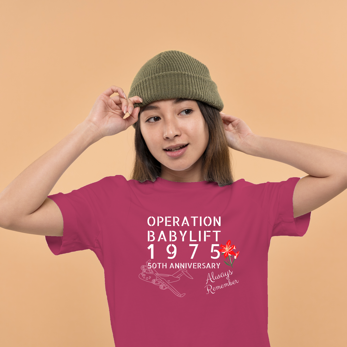Operation Babylift Vietnam - Memorial shirt 50th anniversary
