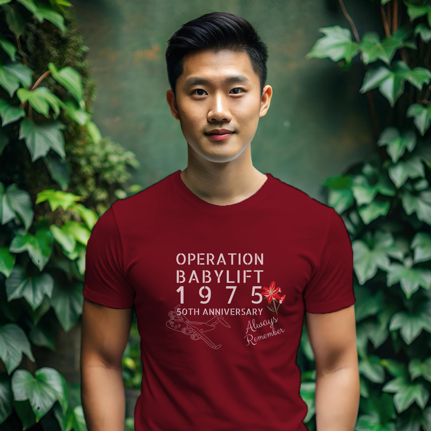 Operation Babylift Vietnam - Memorial shirt 50th anniversary