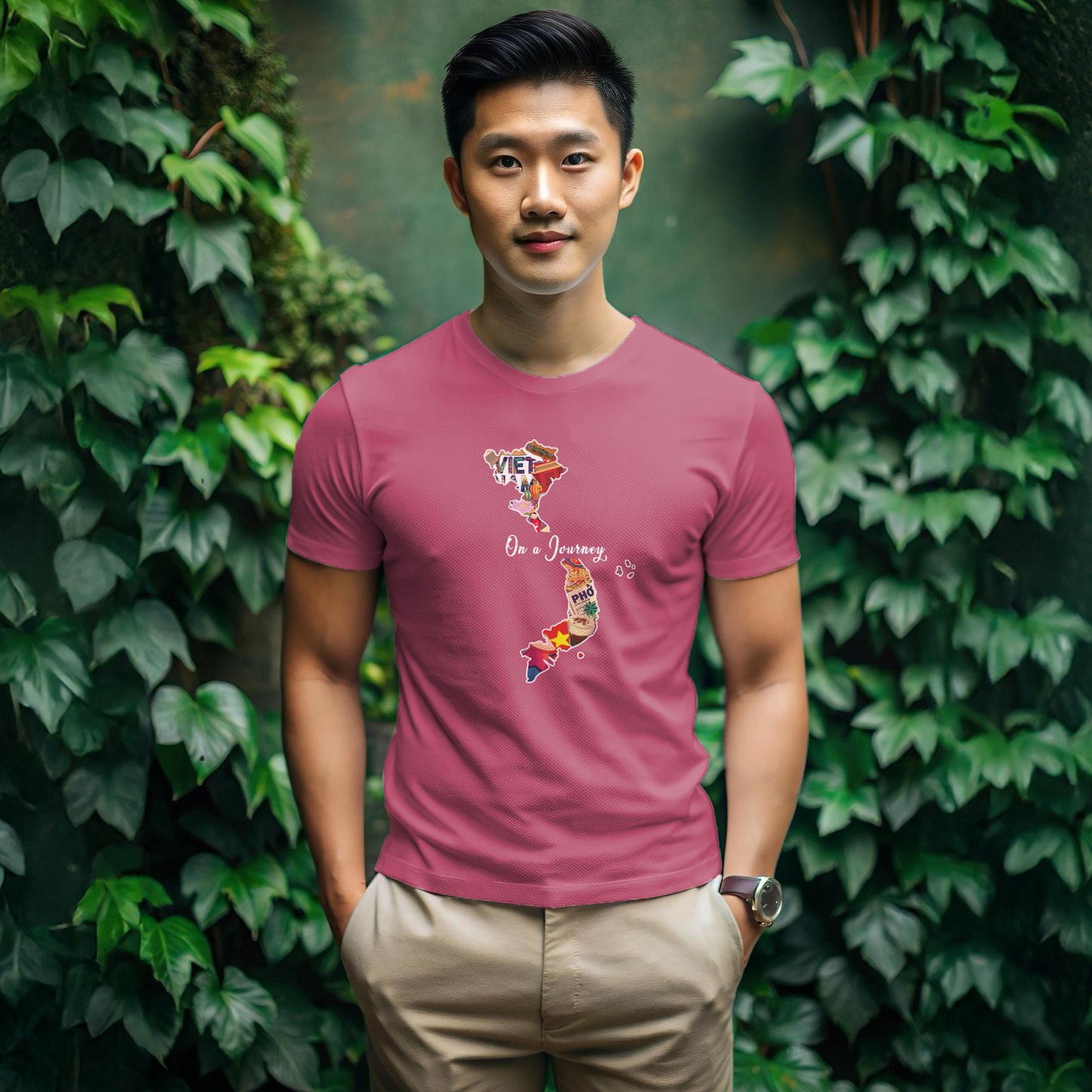 On a Journey - Vietnam Explore your roots and connection with our Adoptive Threads Unisex Jersey Short Sleeve Tee