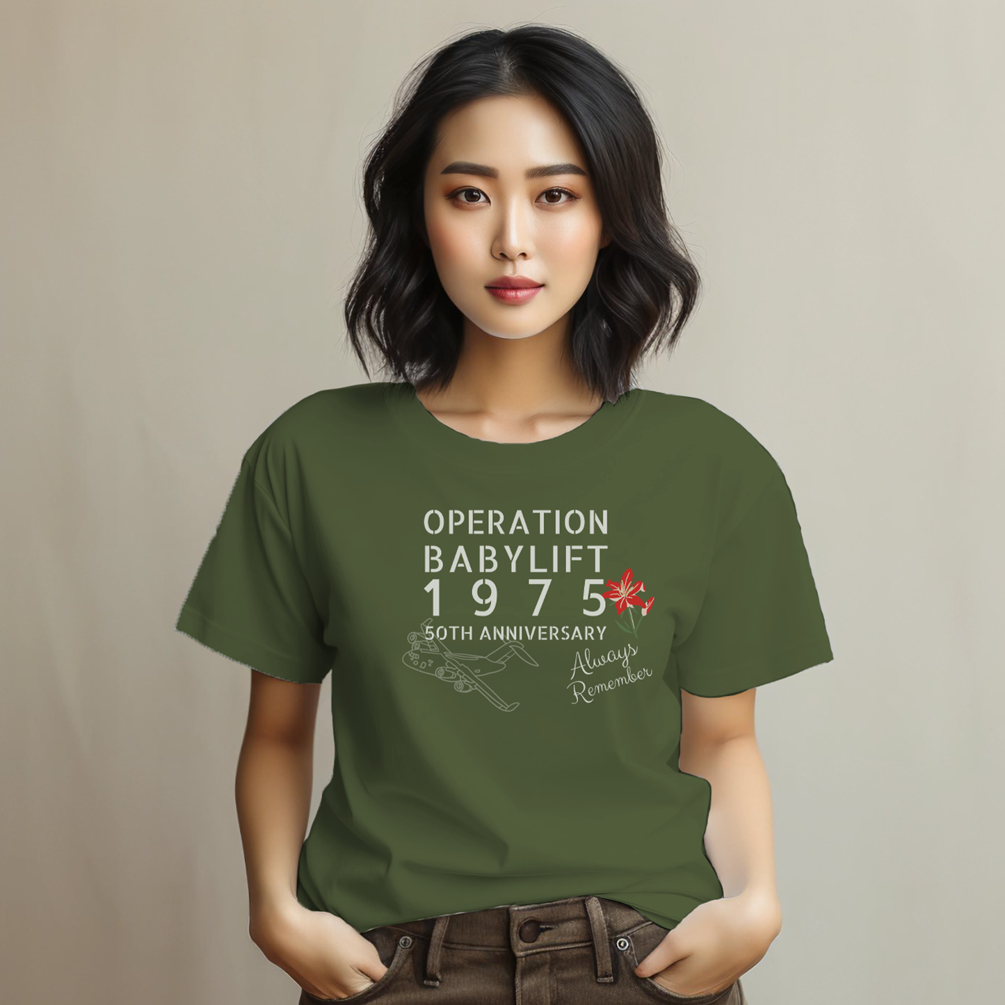 Operation Babylift Vietnam - Memorial shirt 50th anniversary
