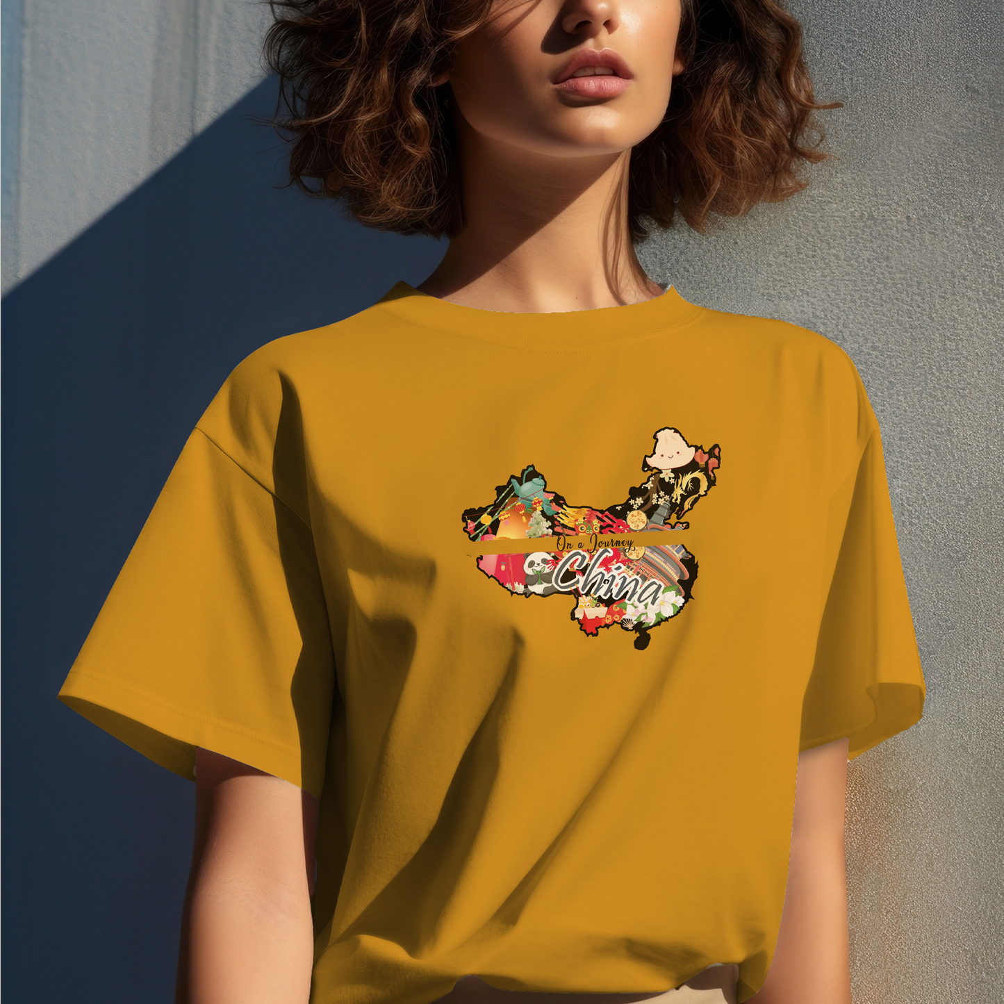 On a Journey - China Explore your roots and connection with our Adoptive Threads Unisex Jersey Short Sleeve Tee