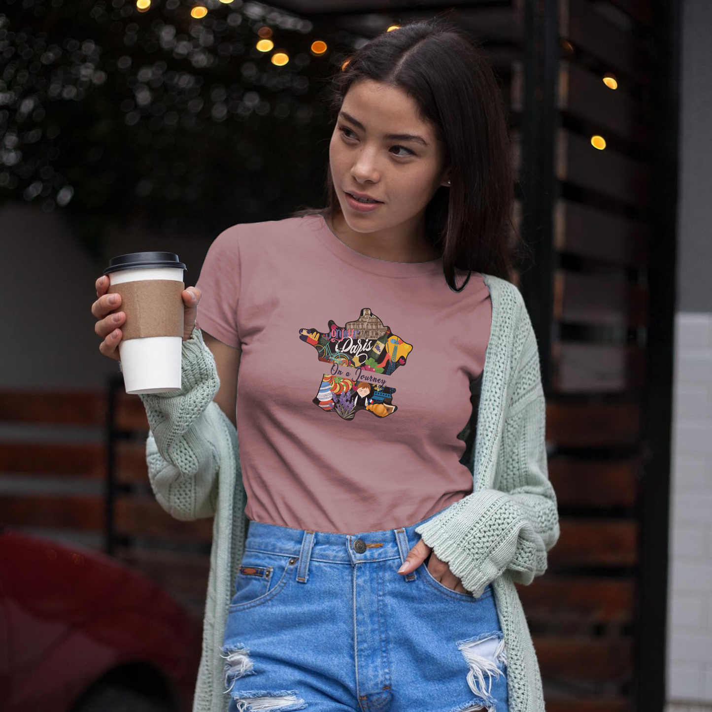 France - On a Journey Heritage Collection T-shirt by Adoptive Threads