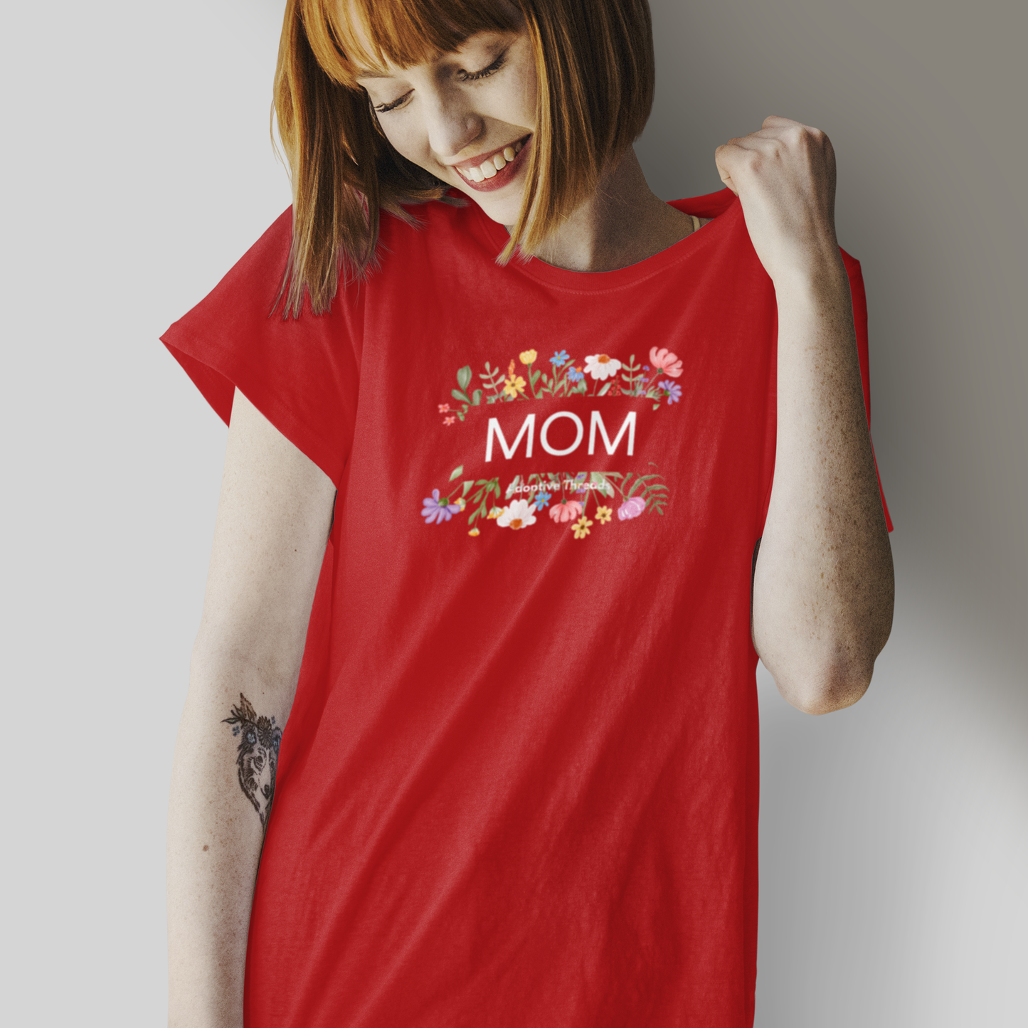 T-Shirt Mom - Do Adoptive Threads Run in the Family Unisex Jersey Short Sleeve Tee