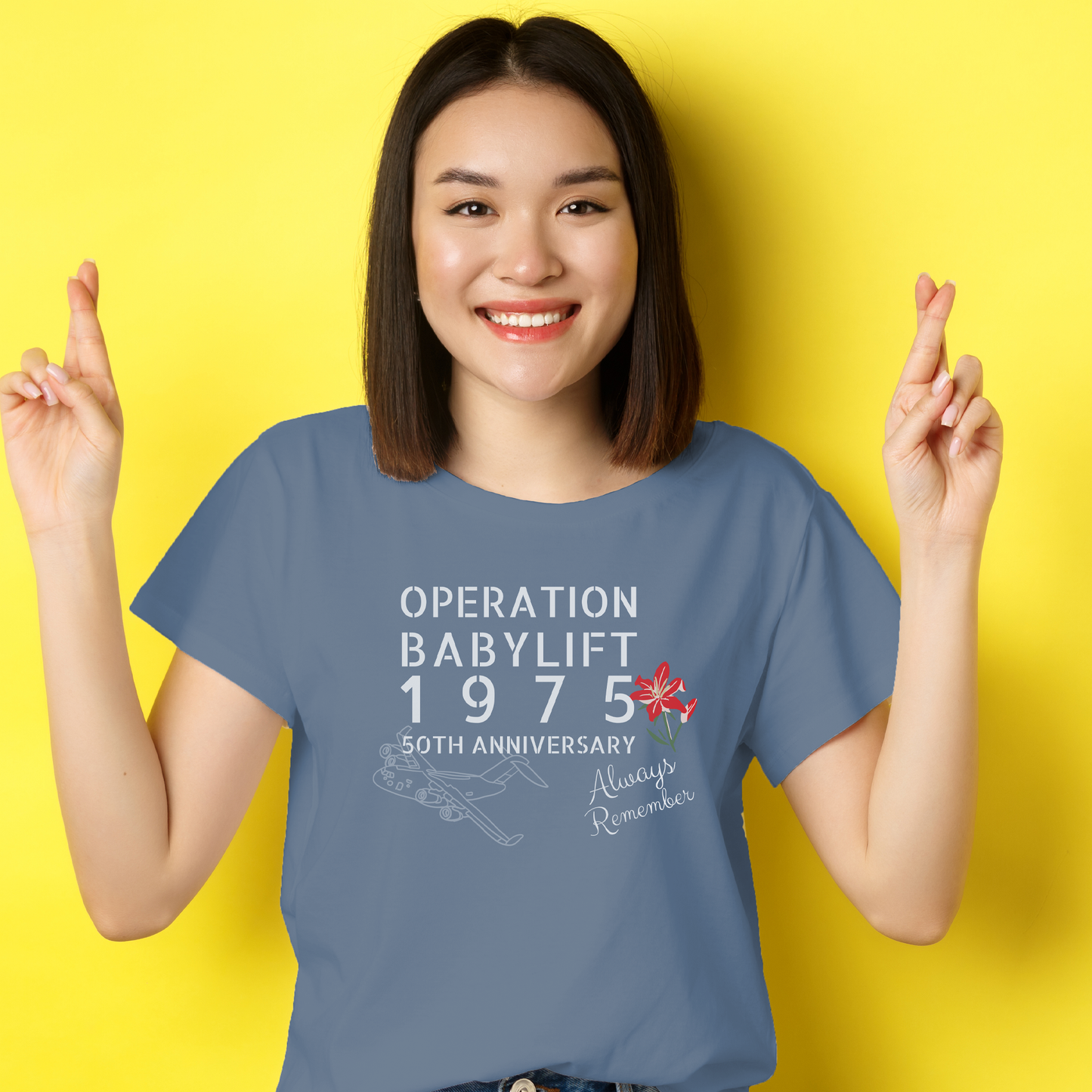 Operation Babylift Vietnam - Memorial shirt 50th anniversary