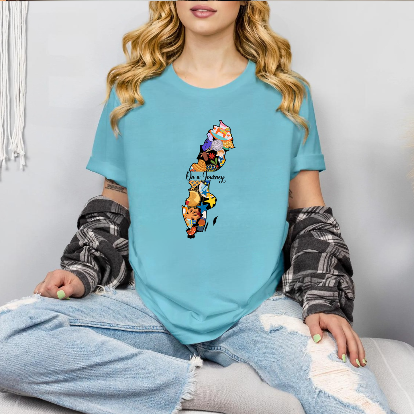 Sweden- On a Journey Heritage Collection T-shirt by Adoptive Threads