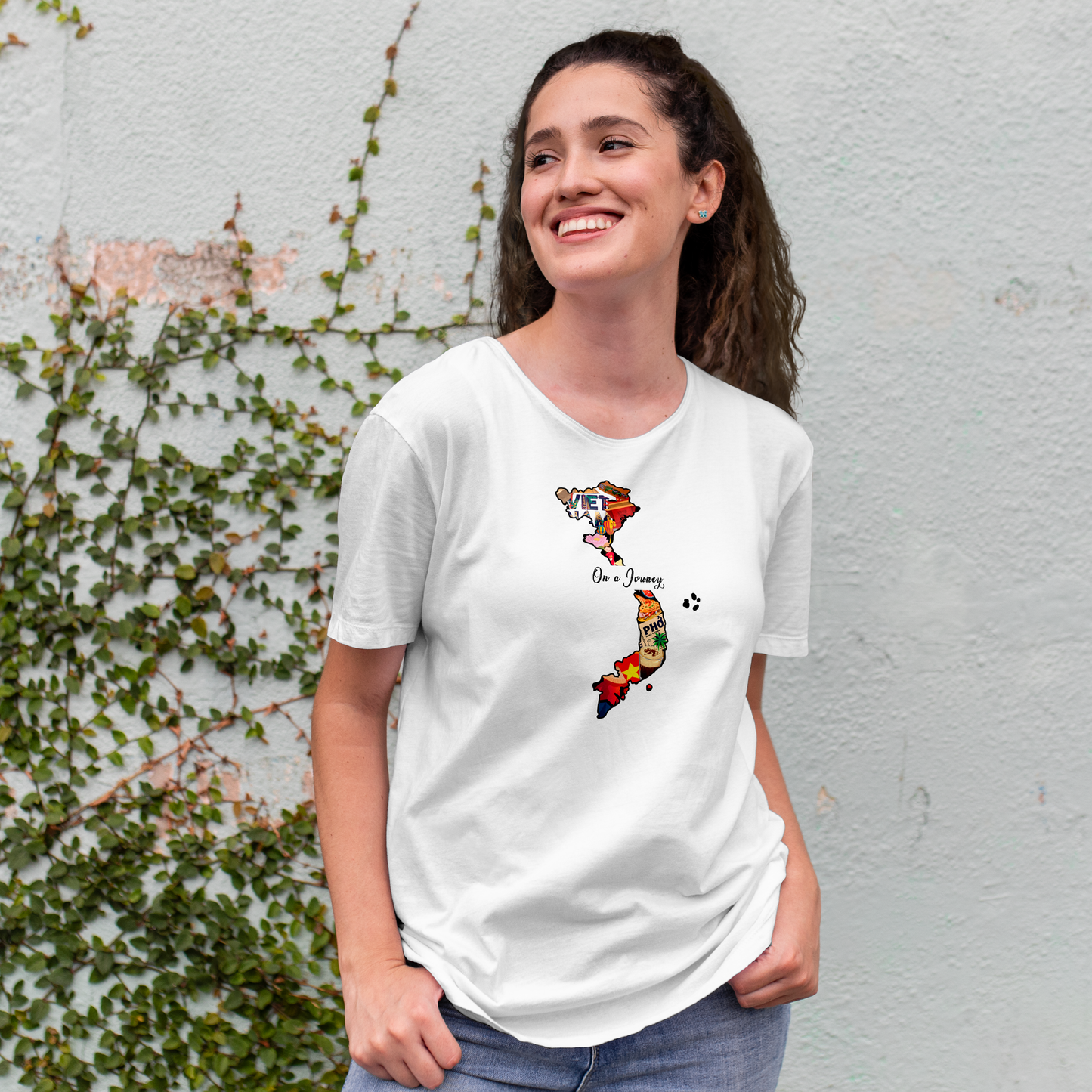 On a Journey - Vietnam Explore your roots and connection with our Adoptive Threads Unisex Jersey Short Sleeve Tee