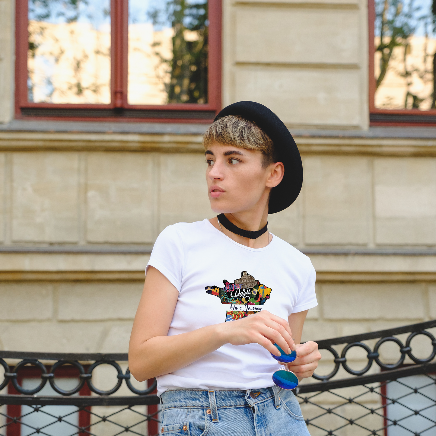 France - On a Journey Heritage Collection T-shirt by Adoptive Threads