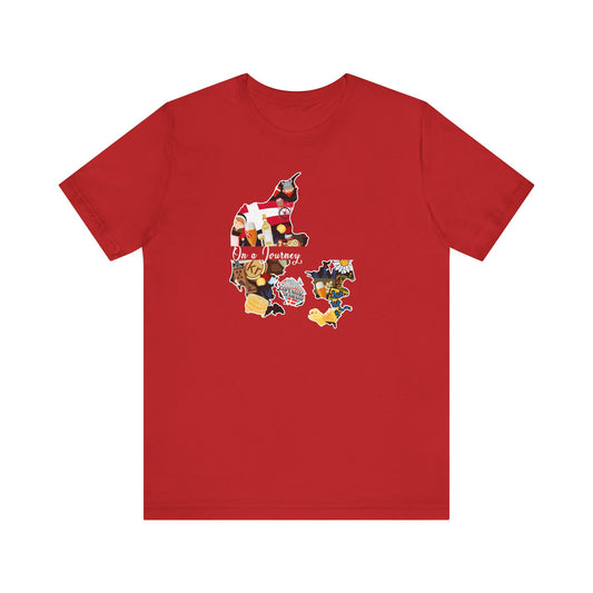 Denmark - On a Journey Heritage Collection T-shirt by Adoptive Threads