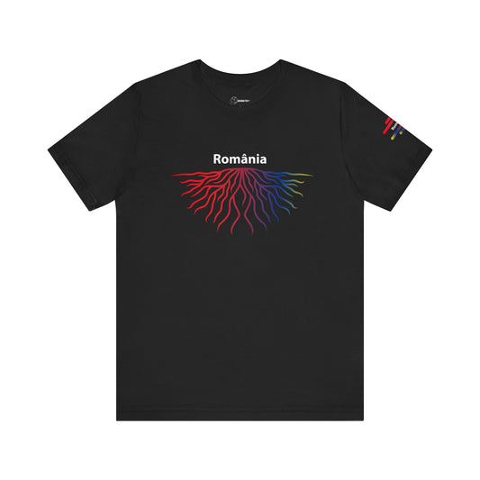 Romania Roots -  Adoption Unisex Jersey Short Sleeve Tee