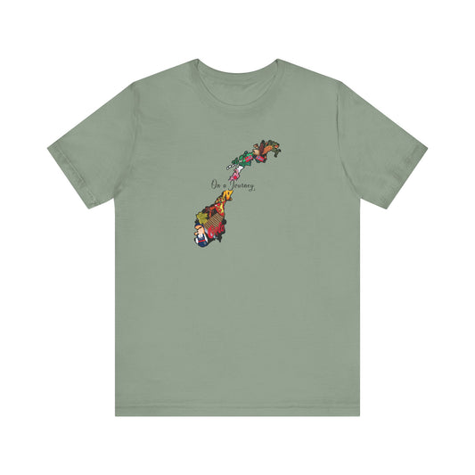 Norway - On a Journey Heritage Collection T-shirt by Adoptive Threads