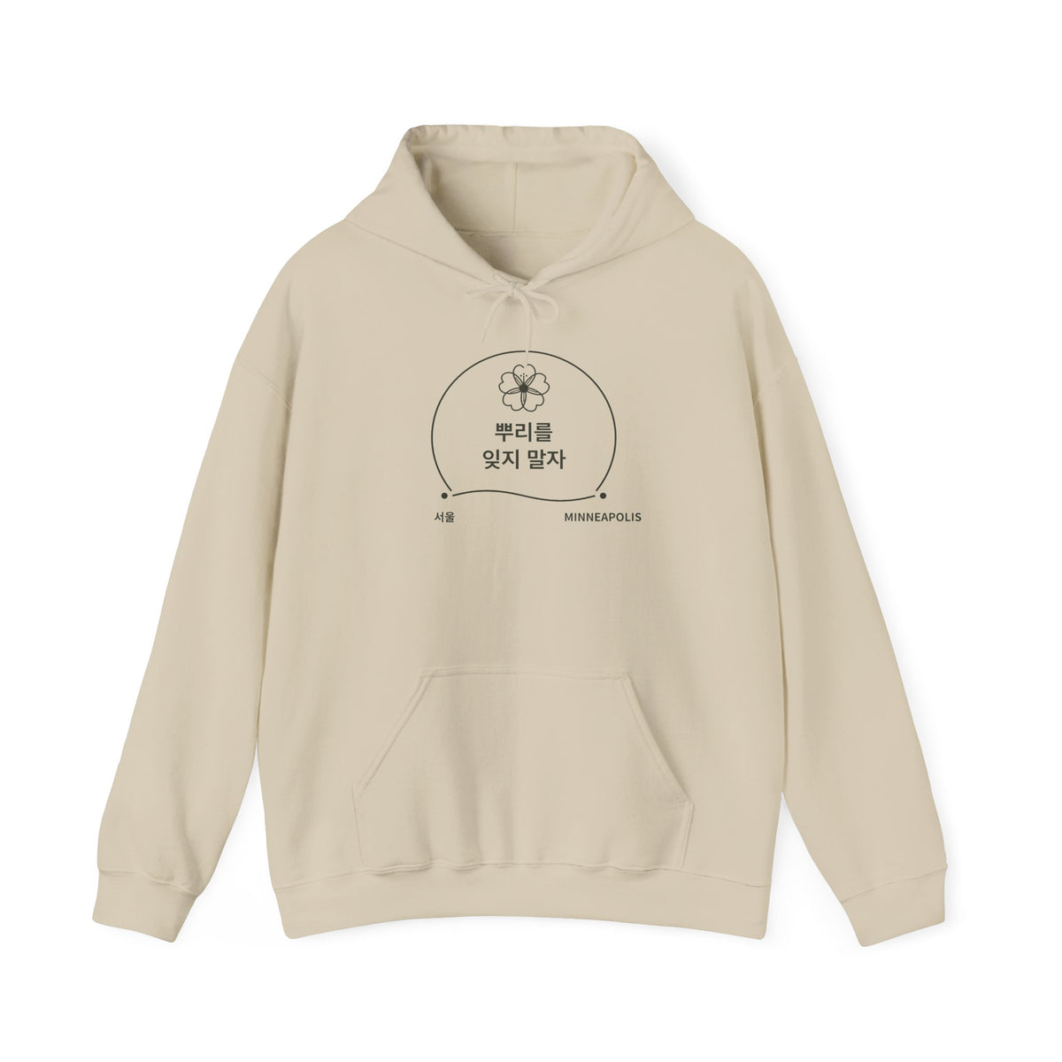 Remember Where You Came From — Personalized Korean Two-City Hoodie