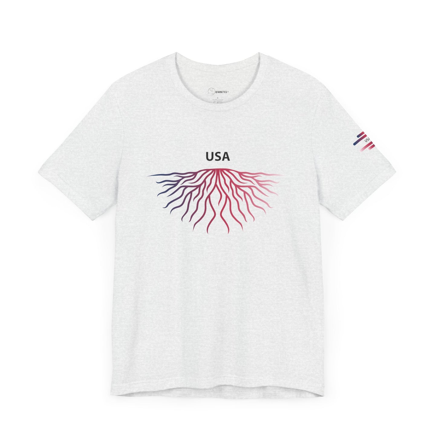 USA Roots -  Foster Children Adoption Unisex Jersey Short Sleeve Tee