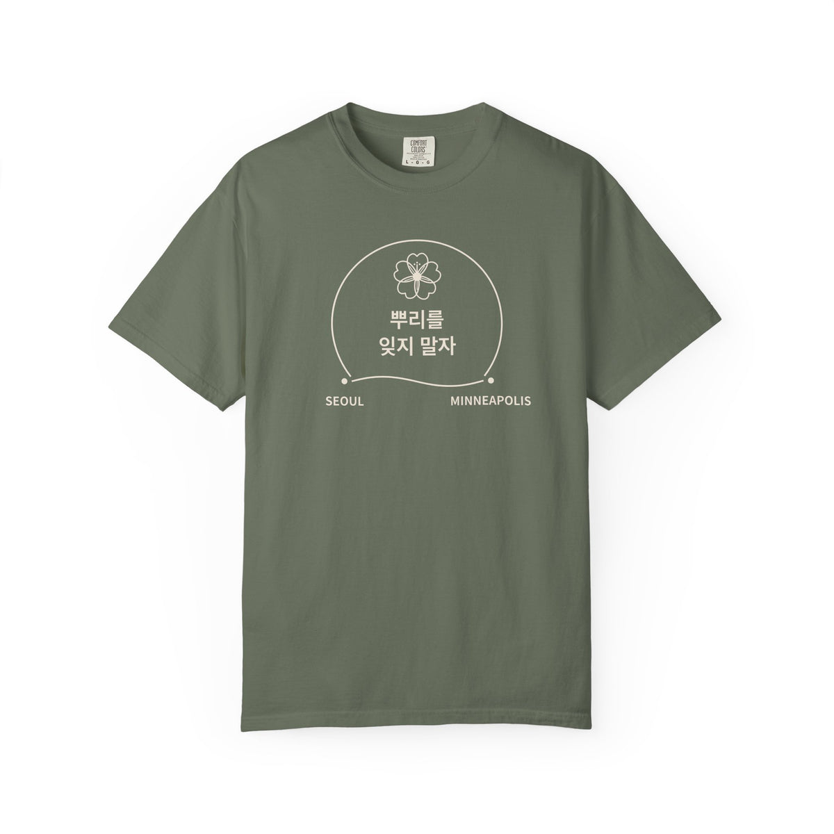 Remember Where You Came From — Personalized Korean Two-City Shirt