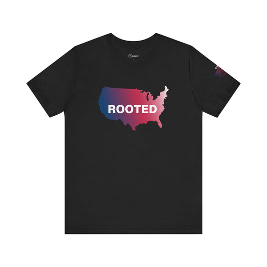 USA Edition - Rooted Foster Children Adoption Unisex Jersey Short Sleeve Tee