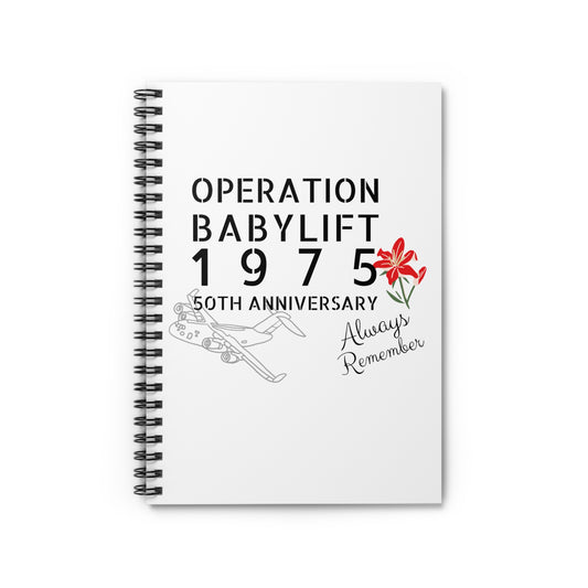 Notebook - Operation Babylift Memorial Altar Fundraiser Vietnam