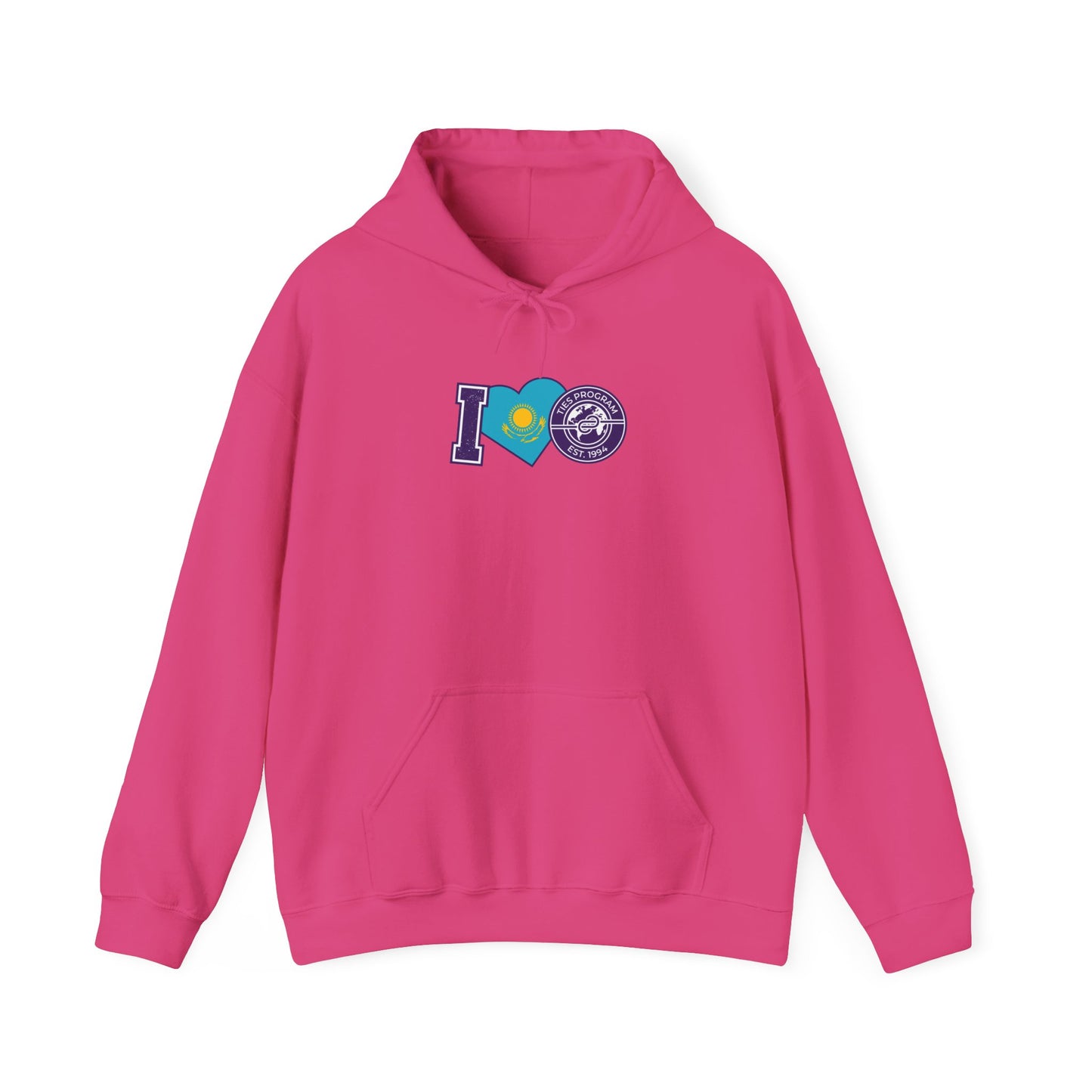Ties Kazakhstan Unisex Heavy Blend™ Hooded Sweatshirt