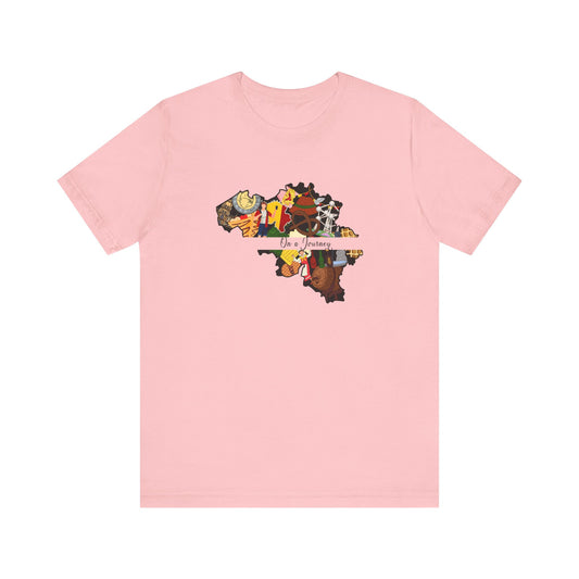 Belgium - On a Journey Heritage Collection T-shirt by Adoptive Threads