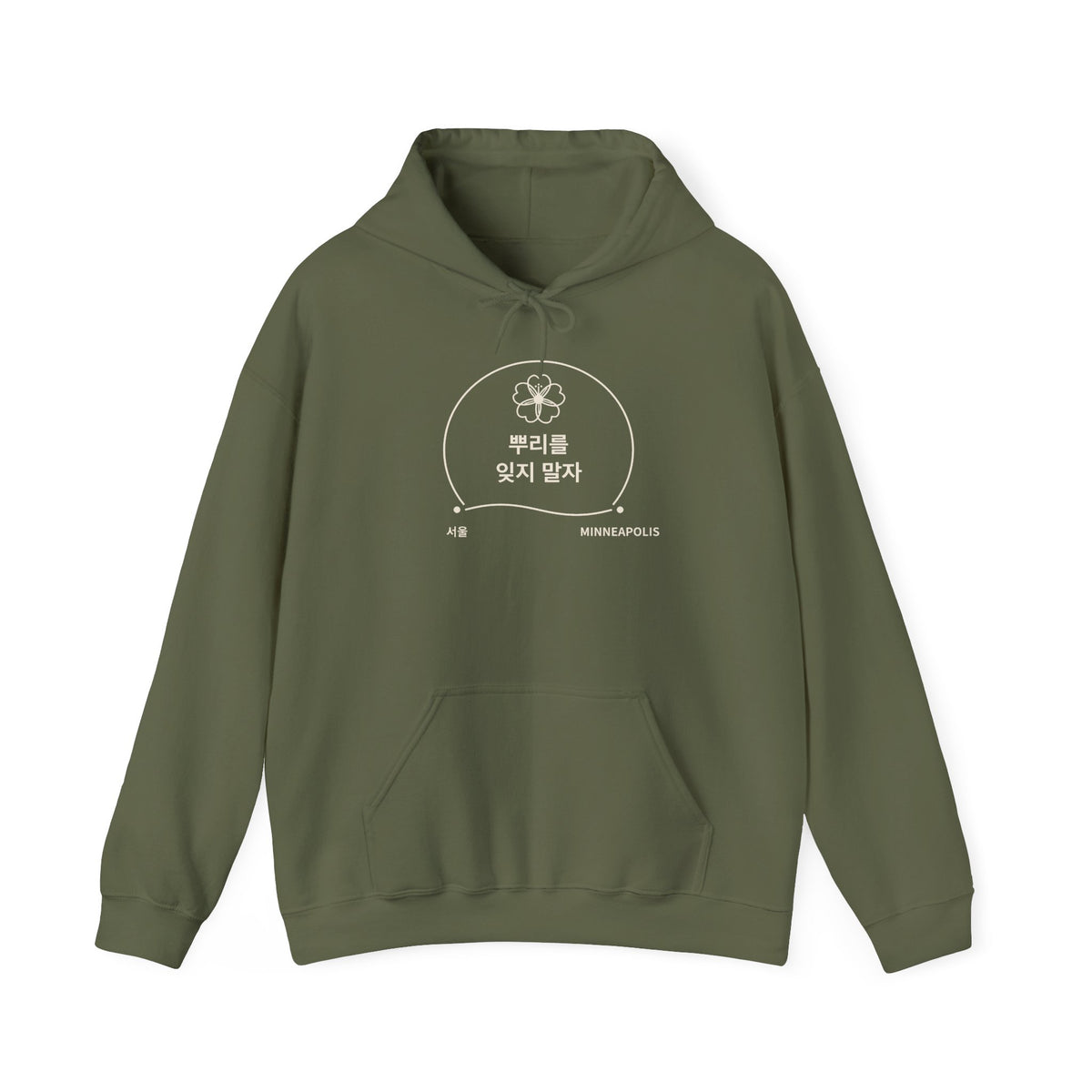 Remember Where You Came From — Personalized Korean Two-City Hoodie