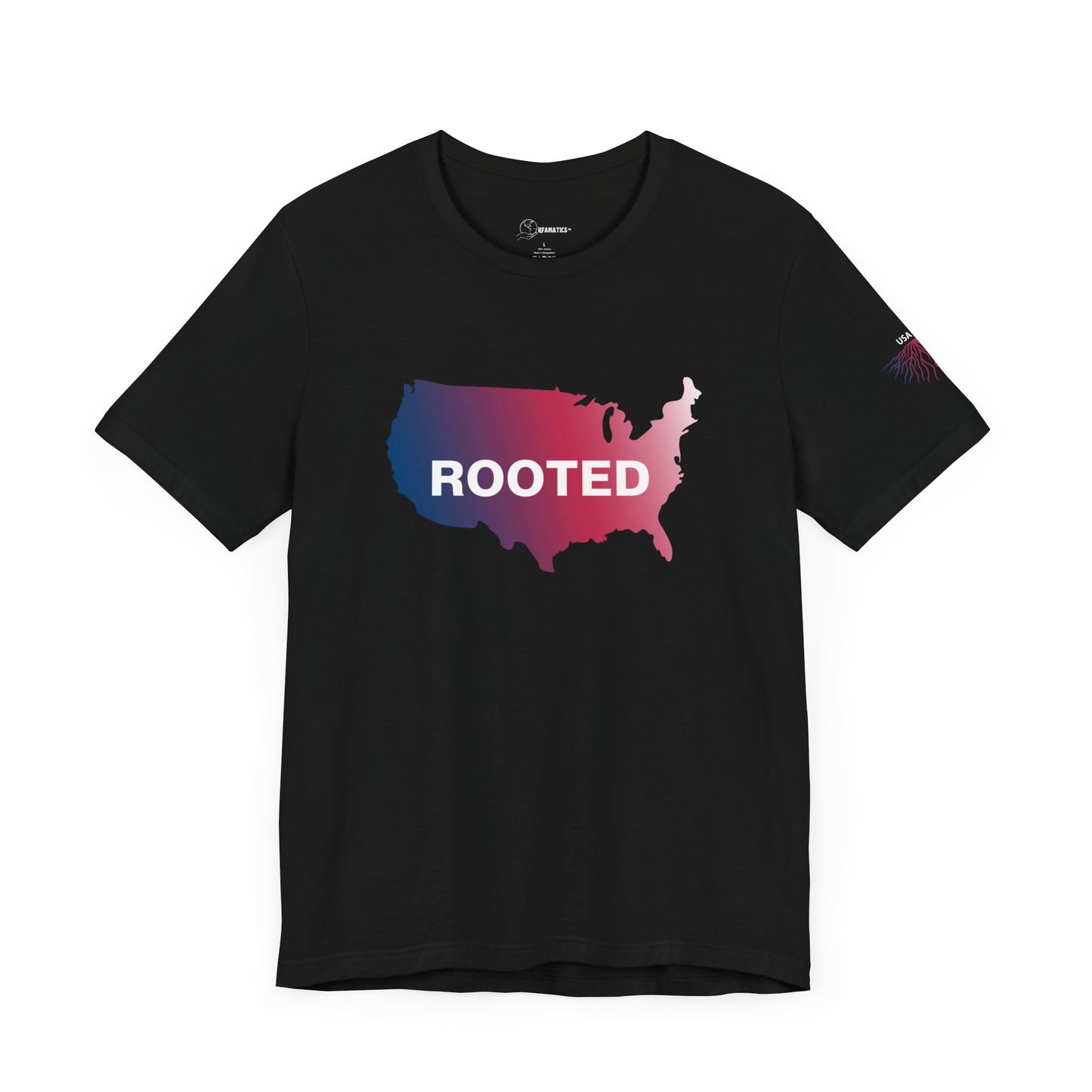 USA Edition - Rooted Foster Children Adoption Unisex Jersey Short Sleeve Tee