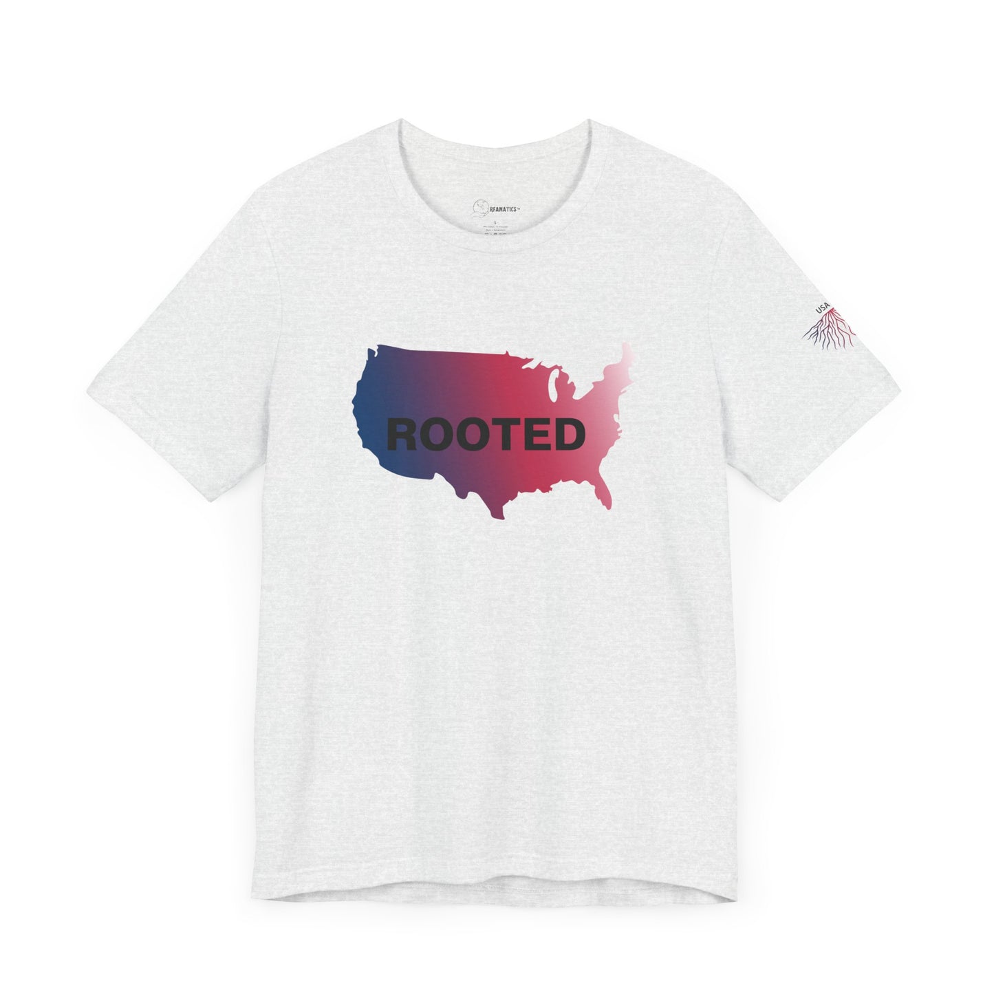 USA Edition - Rooted Foster Children Adoption Unisex Jersey Short Sleeve Tee