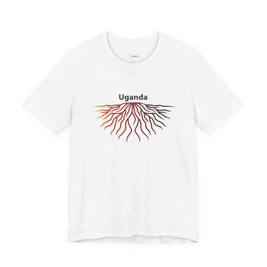 Uganda  Roots -  Adoption Unisex Jersey Short Sleeve Tee