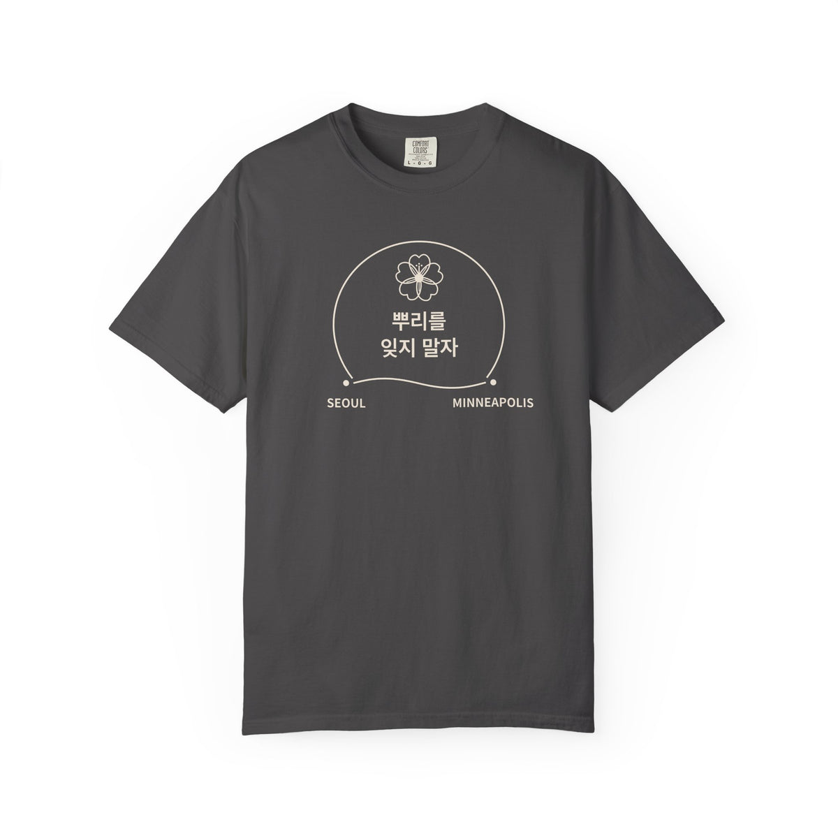 Remember Where You Came From — Personalized Korean Two-City Shirt