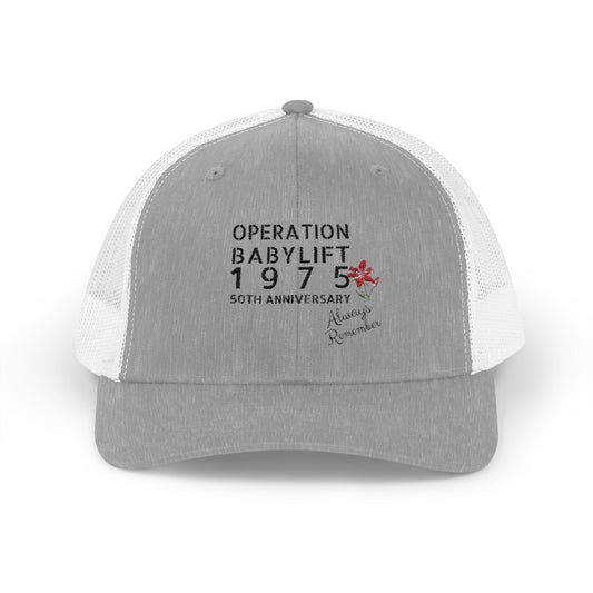 Trucker Cap - Operation Babylift Memorial Tribute - 100% Proceeds to Memorial Altar