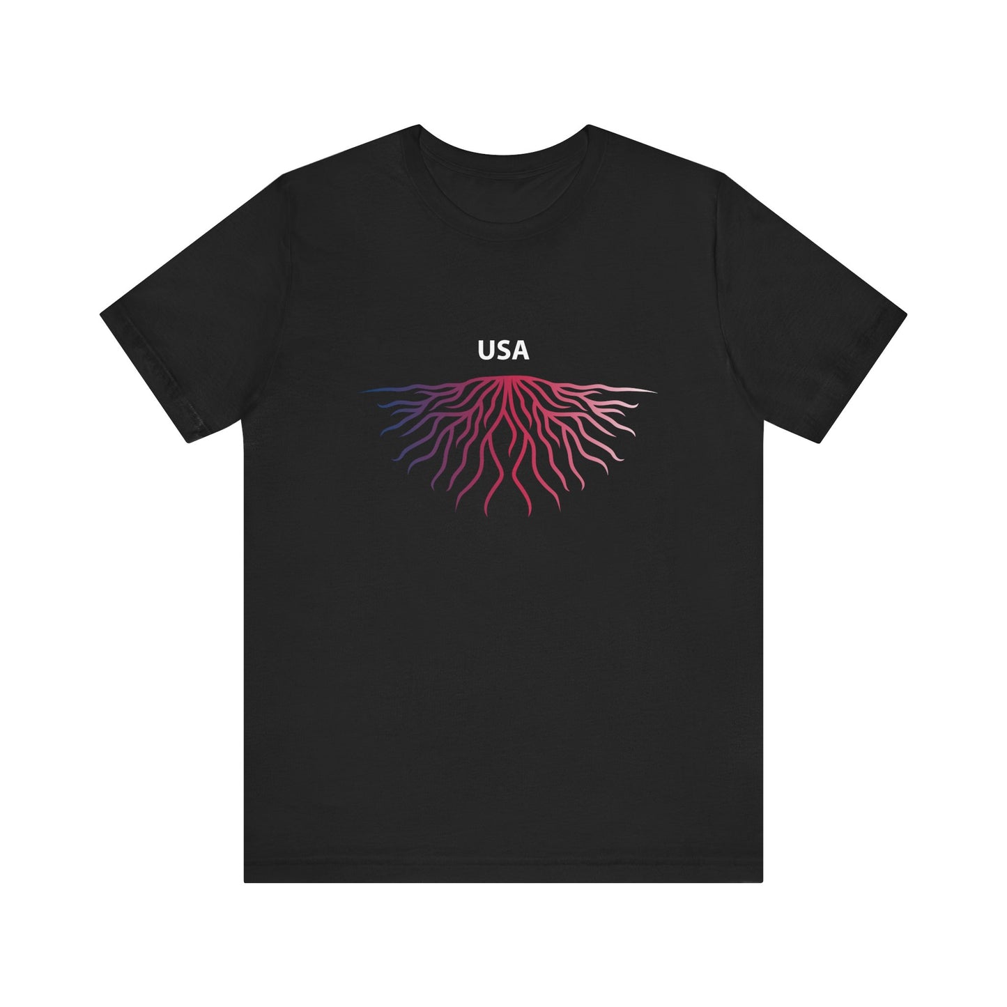 USA Roots -  Foster Children Adoption Unisex Jersey Short Sleeve Tee
