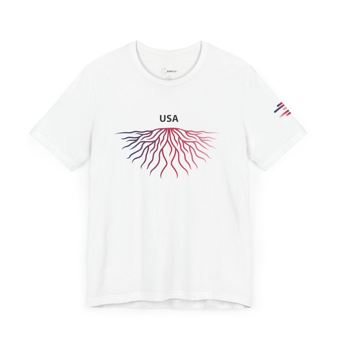 USA Roots -  Foster Children Adoption Unisex Jersey Short Sleeve Tee