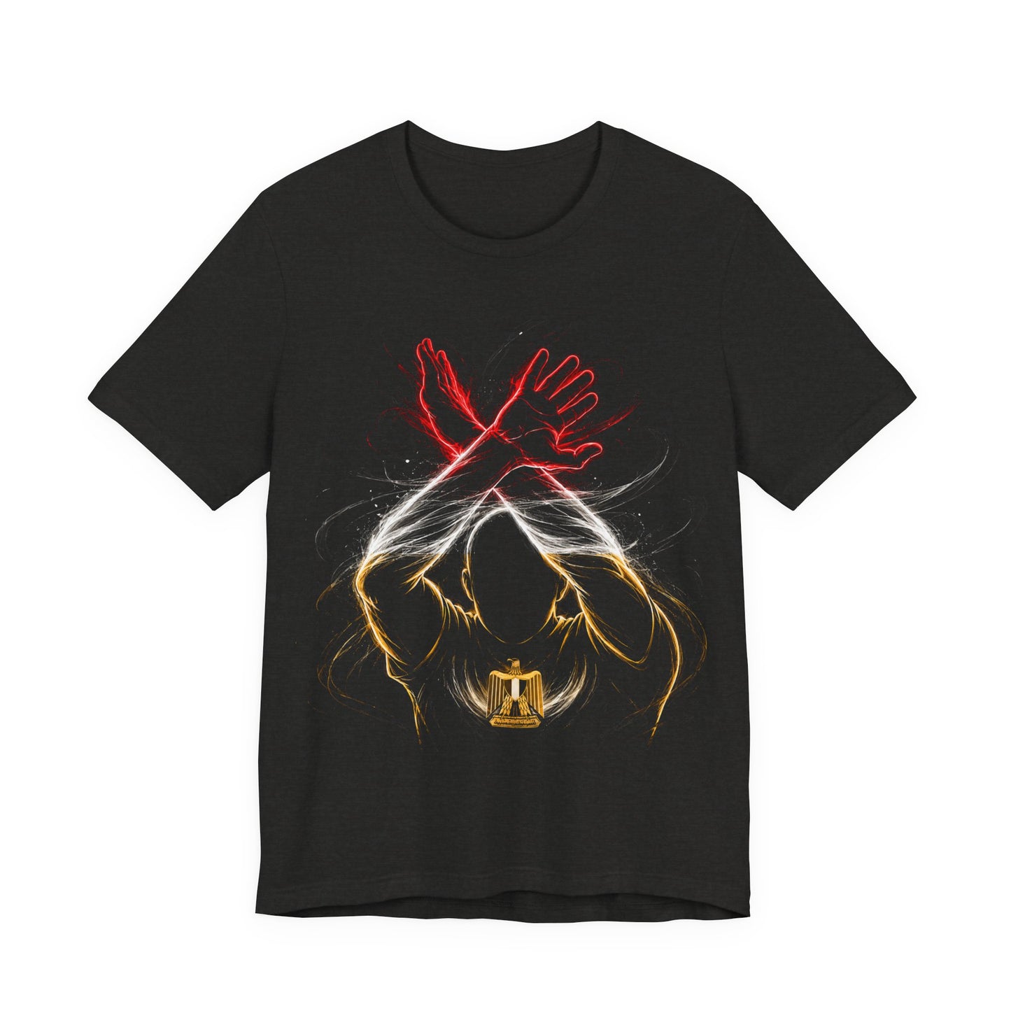 Egypt Pride Shirt - Custom Name & Number | Personalized Egyptian Eagle Soccer Jersey | Anti-Racism Football Fan Tee