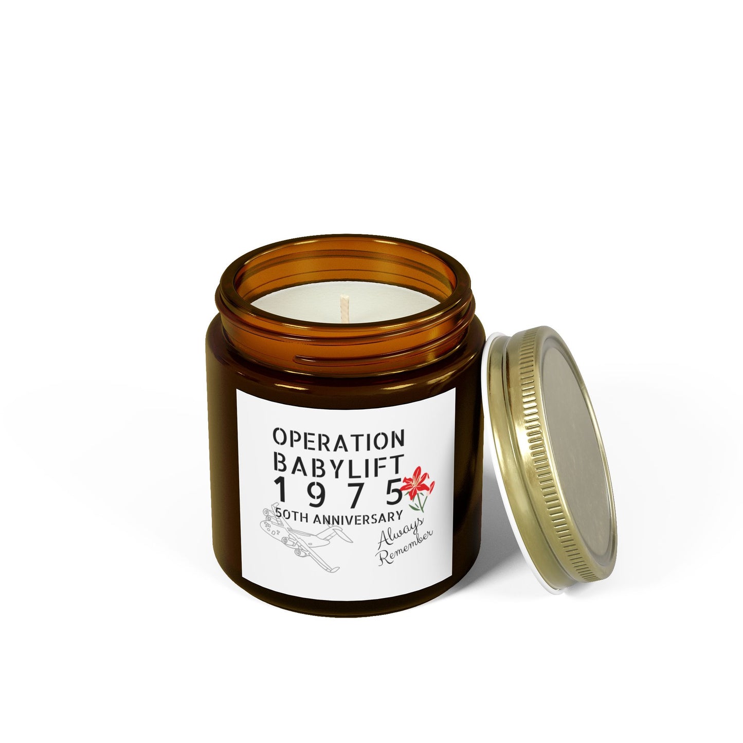 Scented Candle - Operation Babylift 50th Anniversary Vietnam