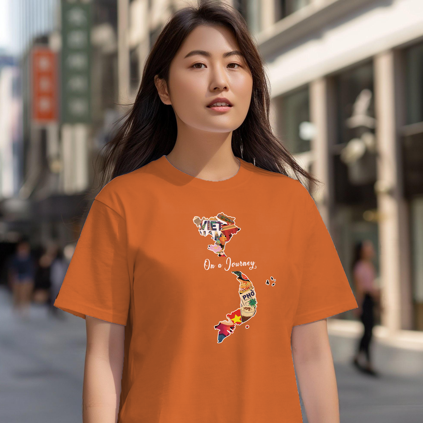 On a Journey - Vietnam Explore your roots and connection with our Adoptive Threads Unisex Jersey Short Sleeve Tee