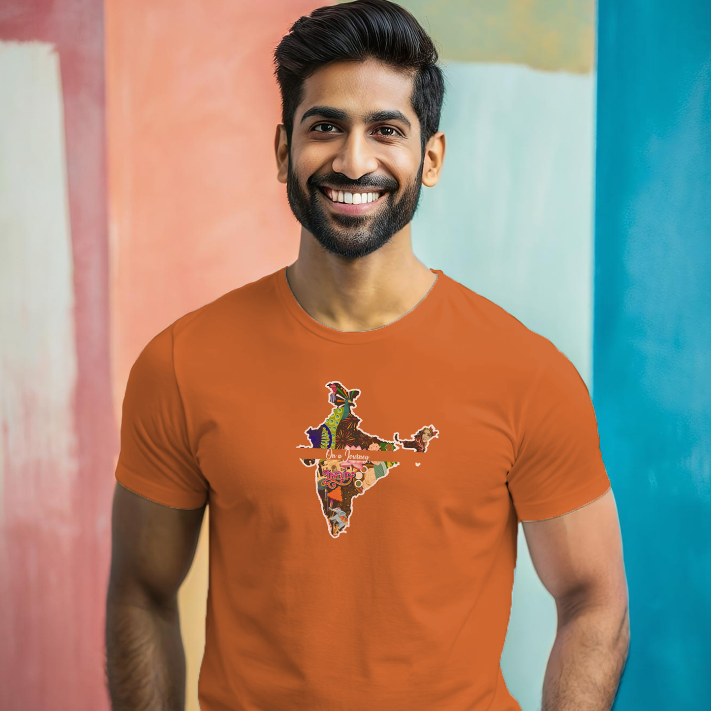 On a Journey - India Explore your roots and connection with our Adoptive Threads Unisex Jersey Short Sleeve Tee