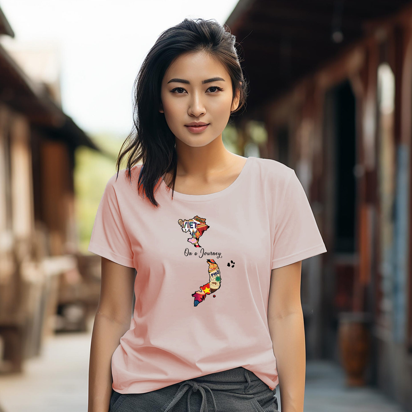 On a Journey - Vietnam Explore your roots and connection with our Adoptive Threads Unisex Jersey Short Sleeve Tee